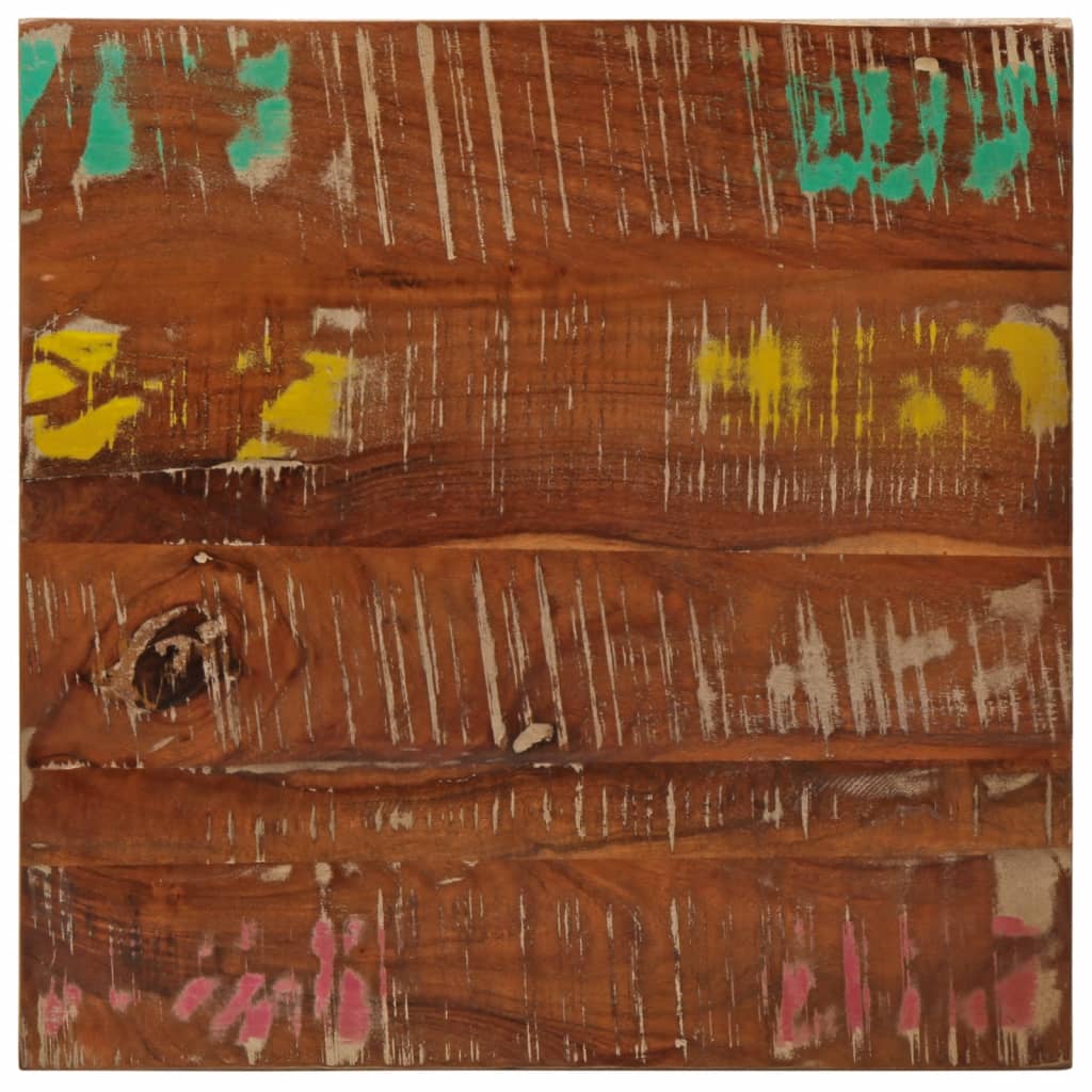 Table Top 40x40x2.5 cm Square Solid Wood Reclaimed - All Things Good