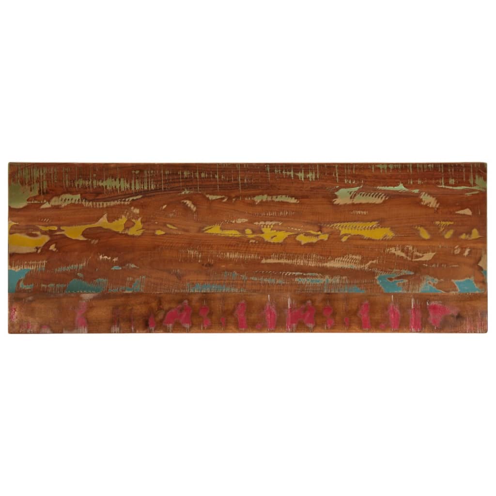 Table Top 140x50x2.5 cm Rectangular Solid Wood Reclaimed - All Things Good