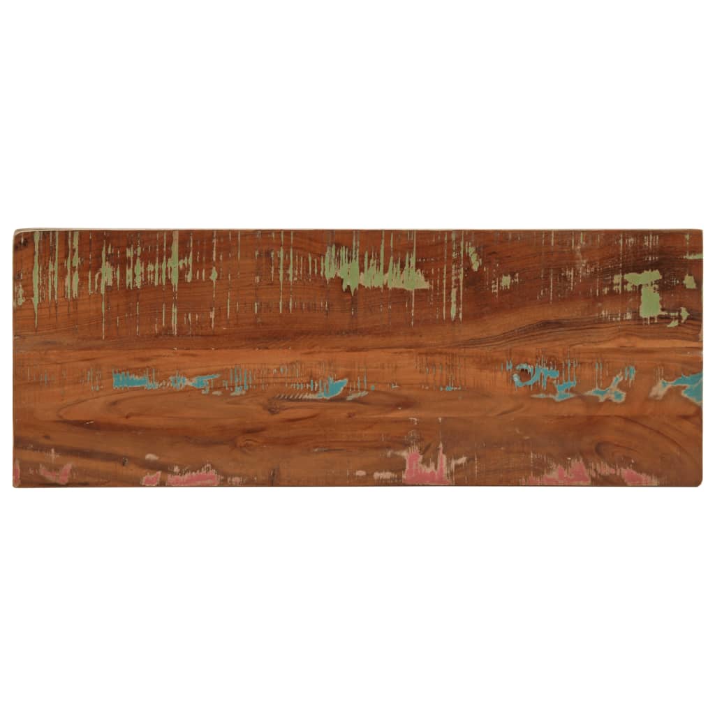 Table Top 90x20x3.8 cm Rectangular Solid Wood Reclaimed - All Things Good