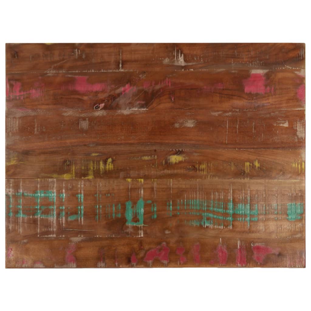 Table Top 90x60x3.8 cm Rectangular Solid Wood Reclaimed - Merlin Deals