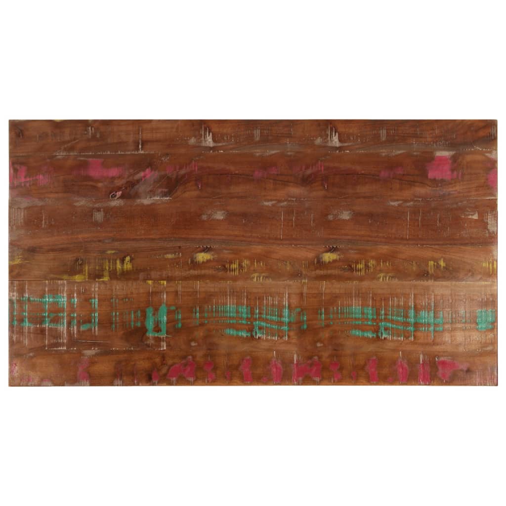 Table Top 100x60x3.8 cm Rectangular Solid Wood Reclaimed - Discount Dealers