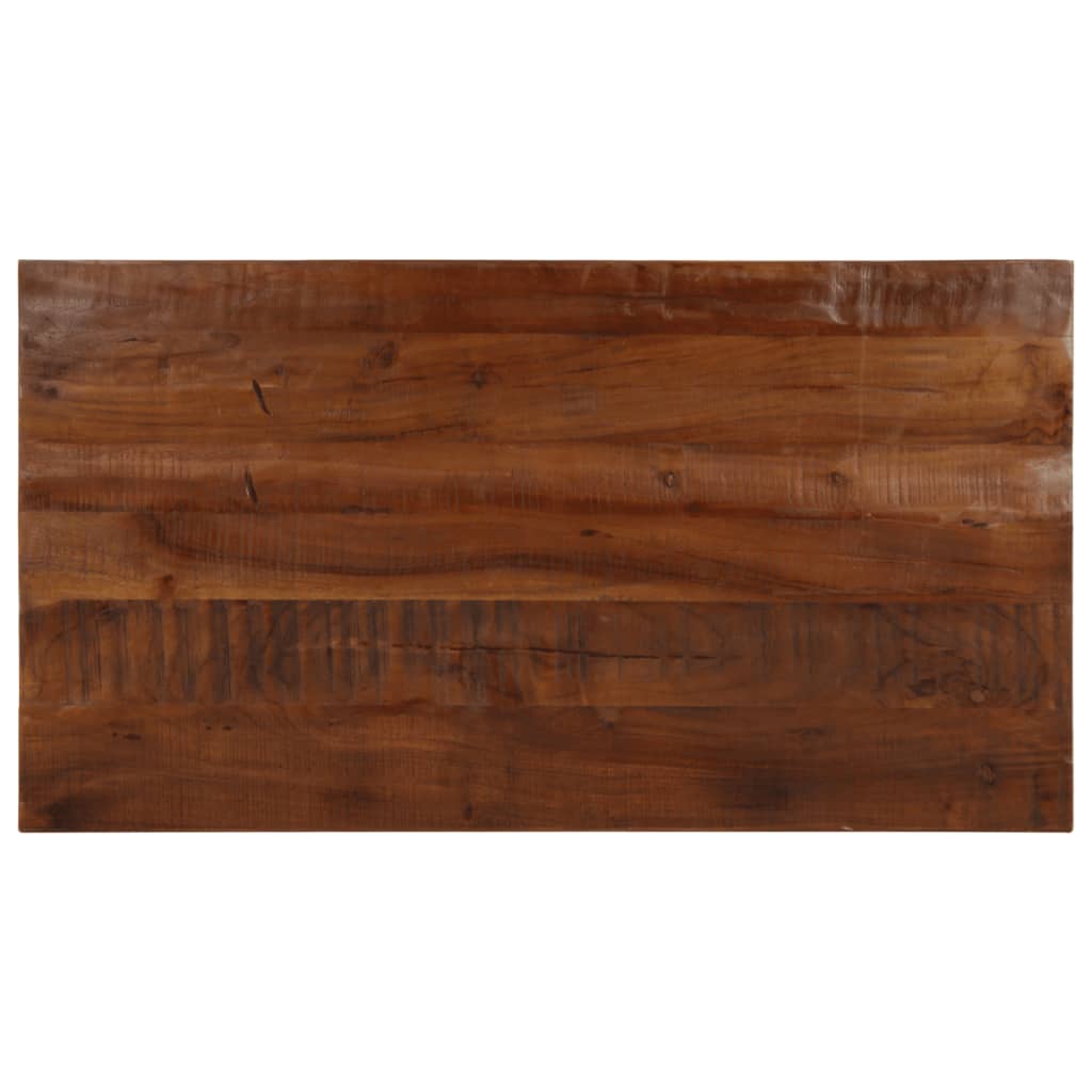 Table Top 100x50x2.5 cm Rectangular Solid Wood Reclaimed - Discount Dealers