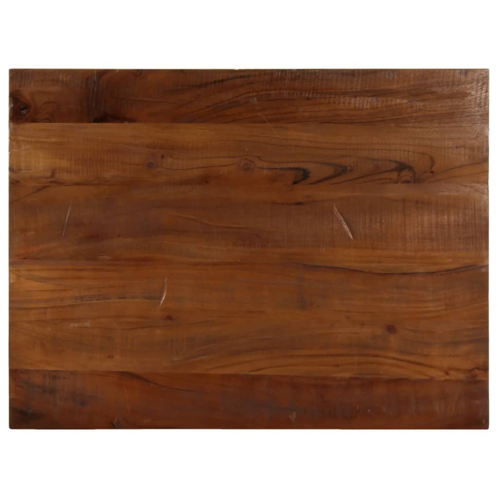 Table Top 80x60x2.5 cm Rectangular Solid Wood Reclaimed - Discount Dealers