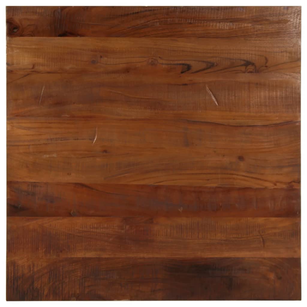 Table Top 70x70x2.5 cm Square Solid Wood Reclaimed - Direct Imports