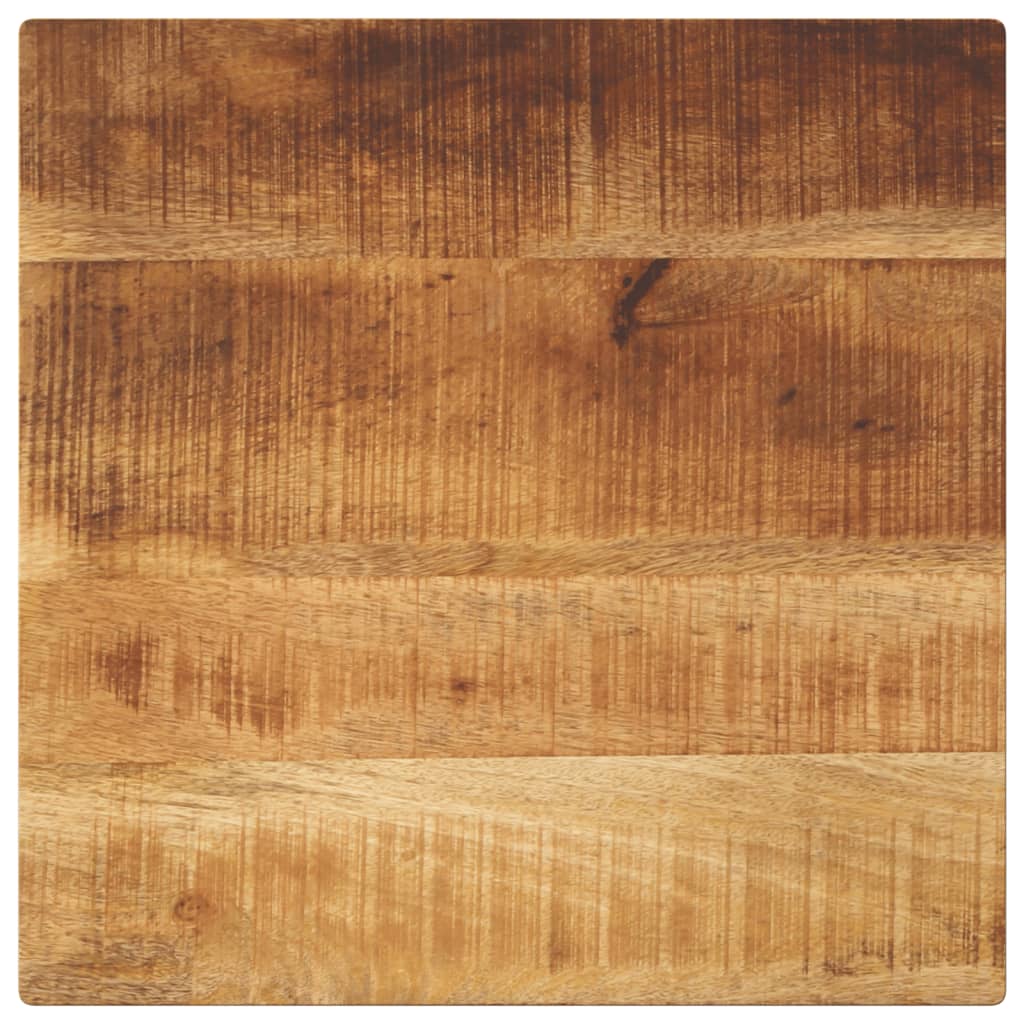 Table Top 60x60x2.5 cm Square Solid Wood Rough Mango - Decor Base