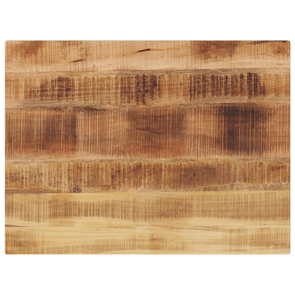Table Top 70x60x1.5 cm Rectangular Solid Wood Rough Mango - Casper Homes