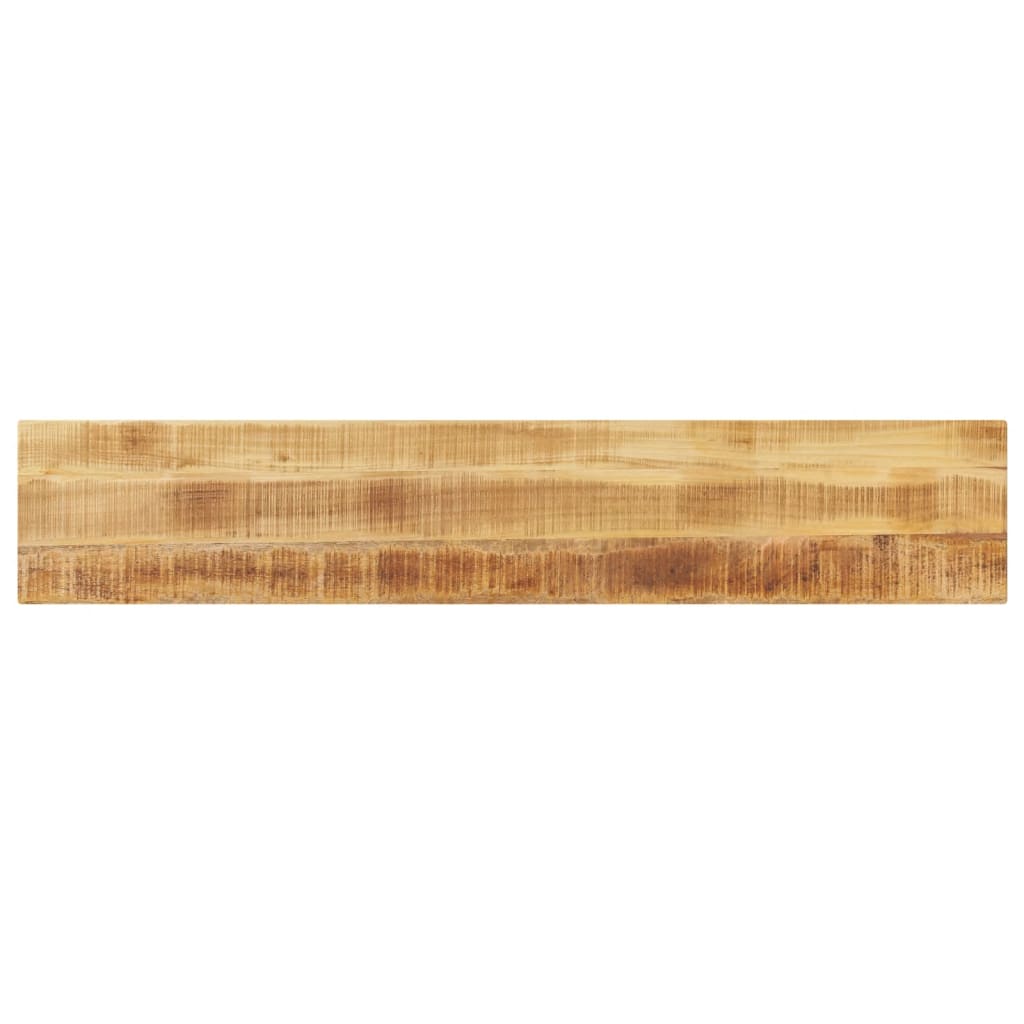 Table Top 160x40x3.8 cm Rectangular Solid Wood Rough Mango - Decor Base