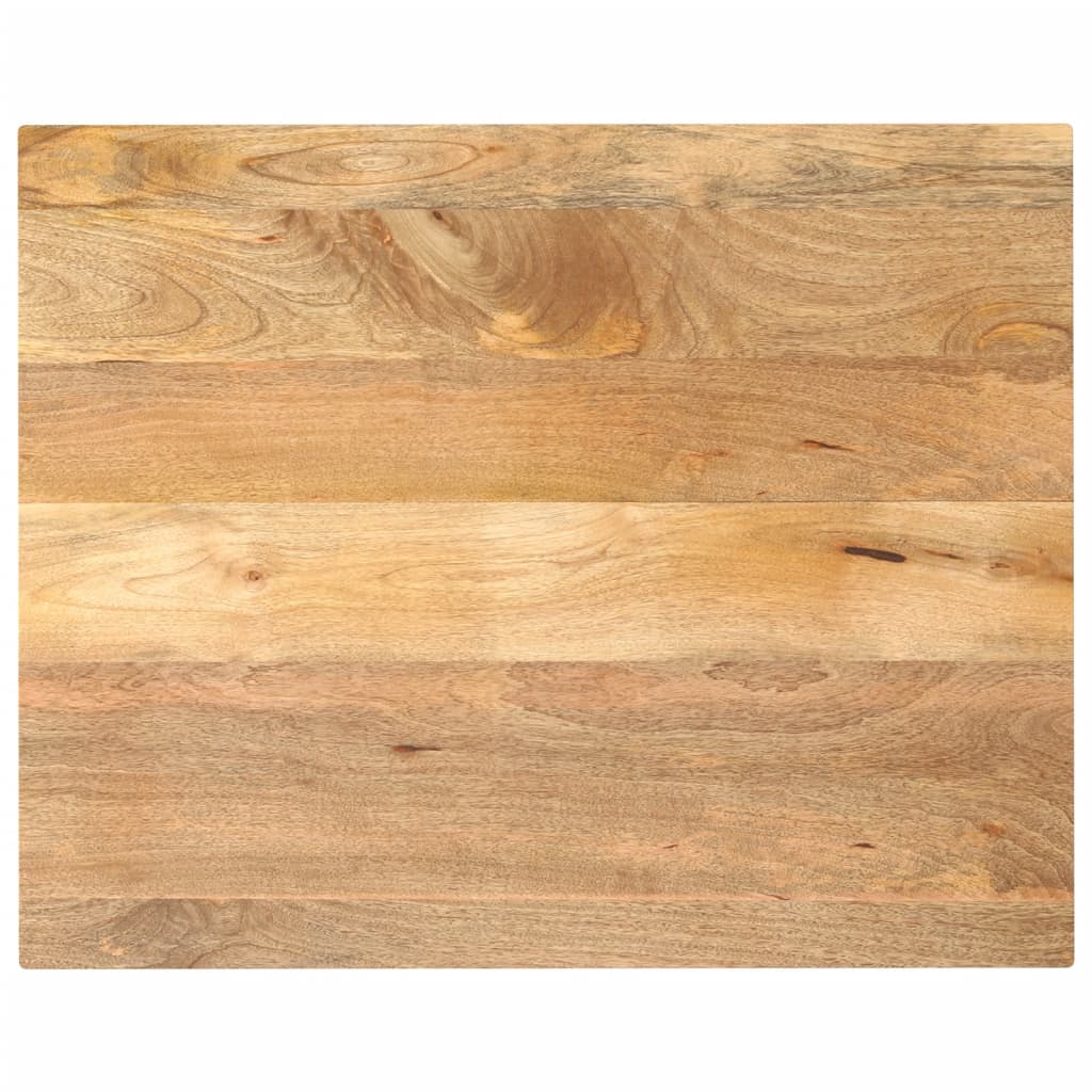 Table Top 90x80x3.8 cm Rectangular Solid Wood Mango - Merlin Deals