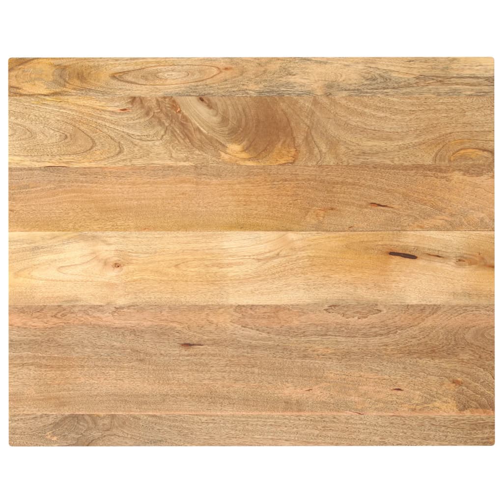 Table Top 100x80x3.8 cm Rectangular Solid Wood Mango - Merkel Designers