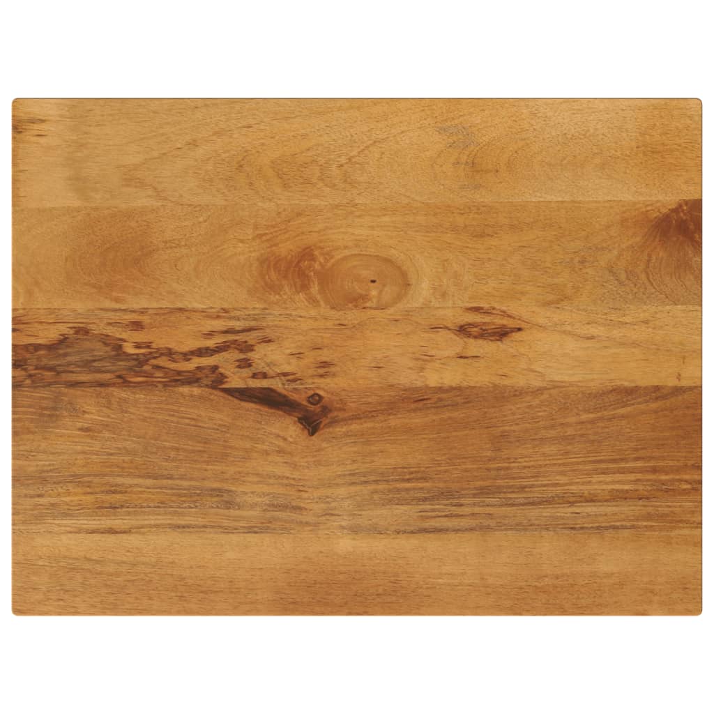 Table Top 80x60x2.5 cm Rectangular Solid Wood Mango - Merkel Designers