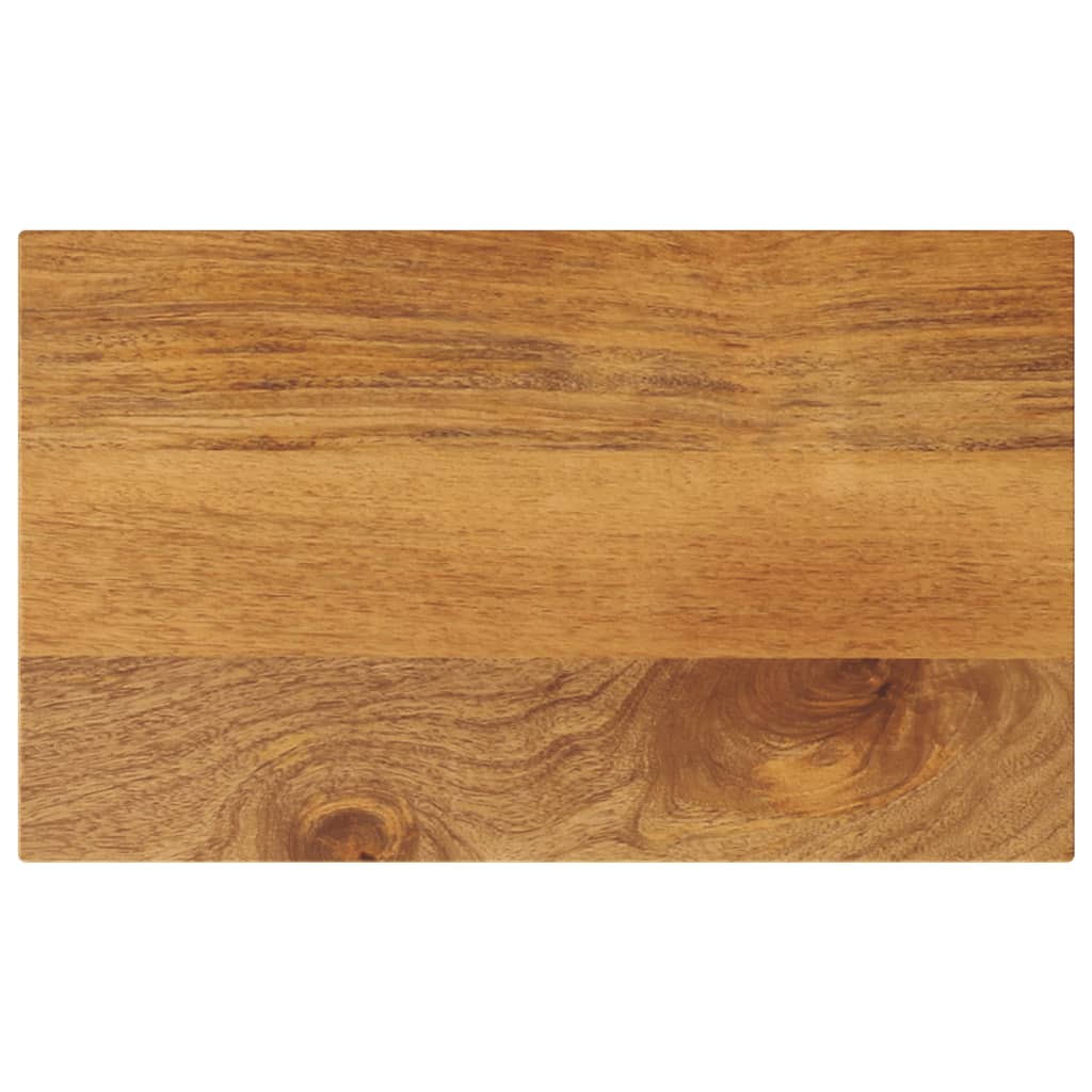 Table Top 60x20x3.8 cm Rectangular Solid Wood Mango - Decor Base