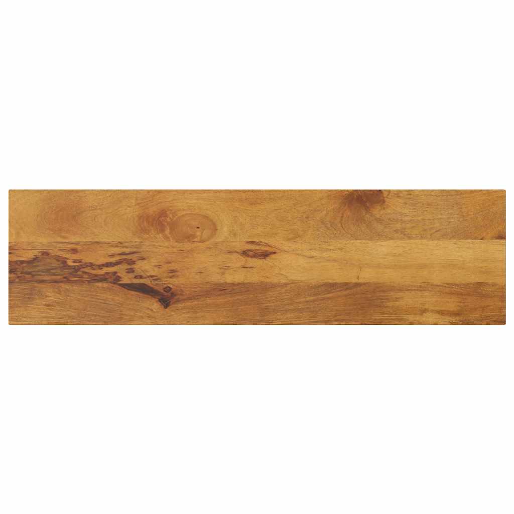 Table Top 110x20x3.8 cm Rectangular Solid Wood Mango - Decor Base