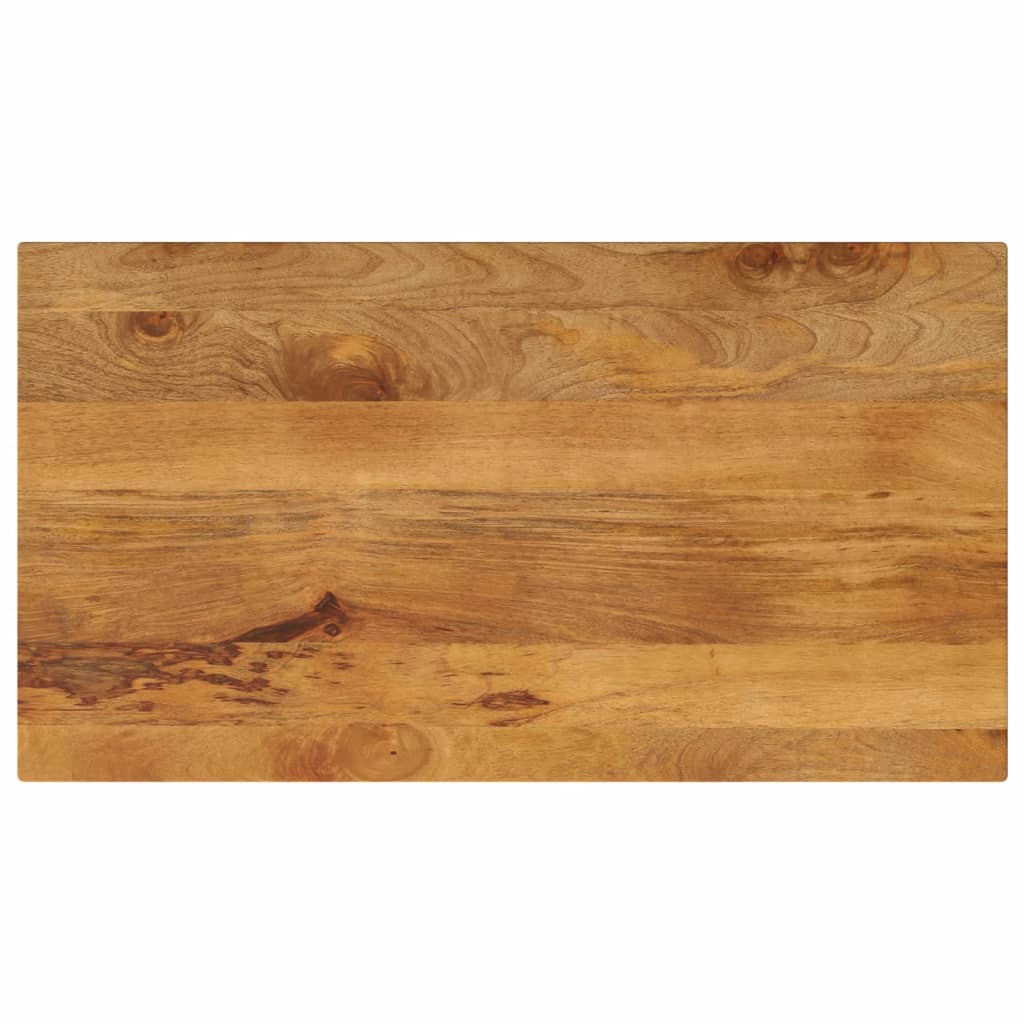 Table Top 110x50x3.8 cm Rectangular Solid Wood Mango - Decor Base