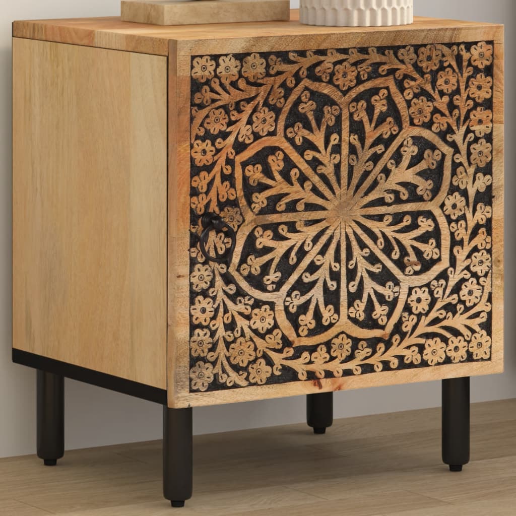 Bedside Table - SELKIRK Bea Nightstand Natural 40cm - Style and Chic