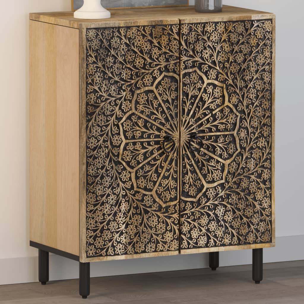 Side Cabinet 60x33x75 cm Solid Wood Mango - All Things Good
