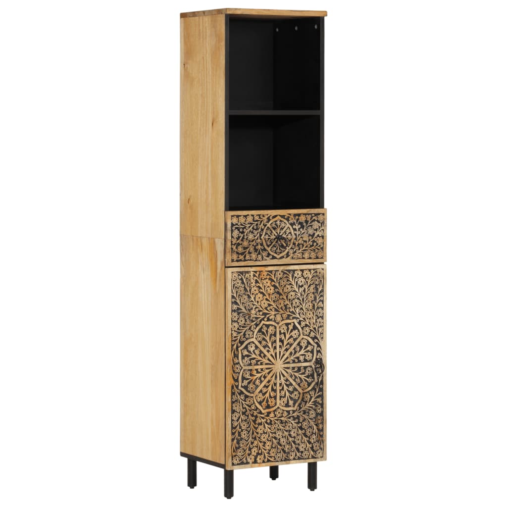 Bathroom Cabinet 38x33x160 cm Solid Wood Mango - Style and Chic