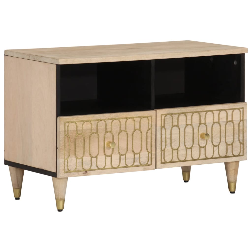 TV Cabinet 70x33x46 cm Solid Wood Mango - Discount Dealers