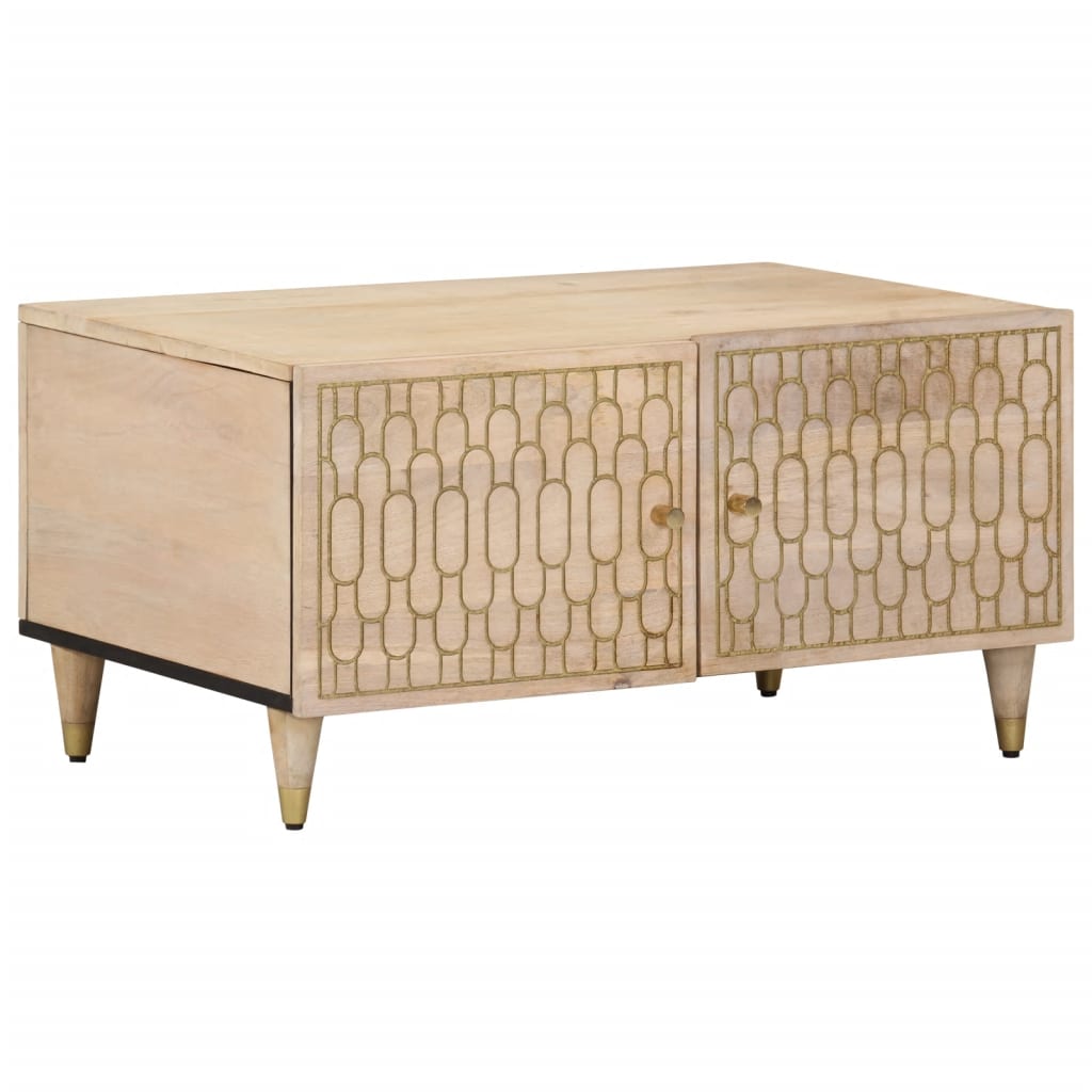 Coffee Table 80x50x40 cm Solid Wood Mango - Design Hut