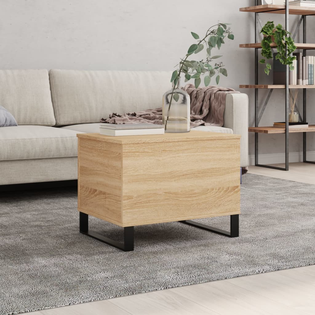 Coffee Table Sonoma Oak 60x44.5x45 cm Engineered Wood - All Things Good
