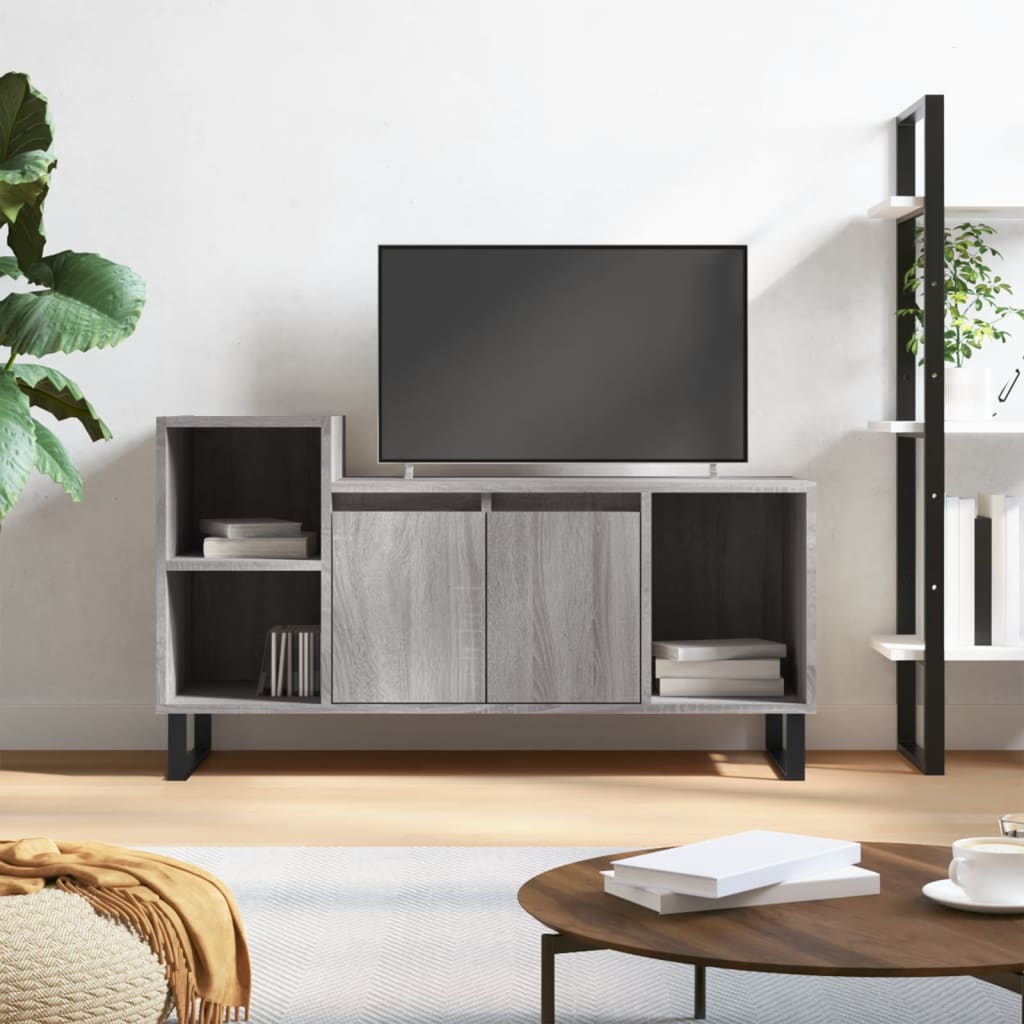 TV Cabinet Grey Sonoma 100x35x55 cm Engineered Wood - Tyrell & Tyrell