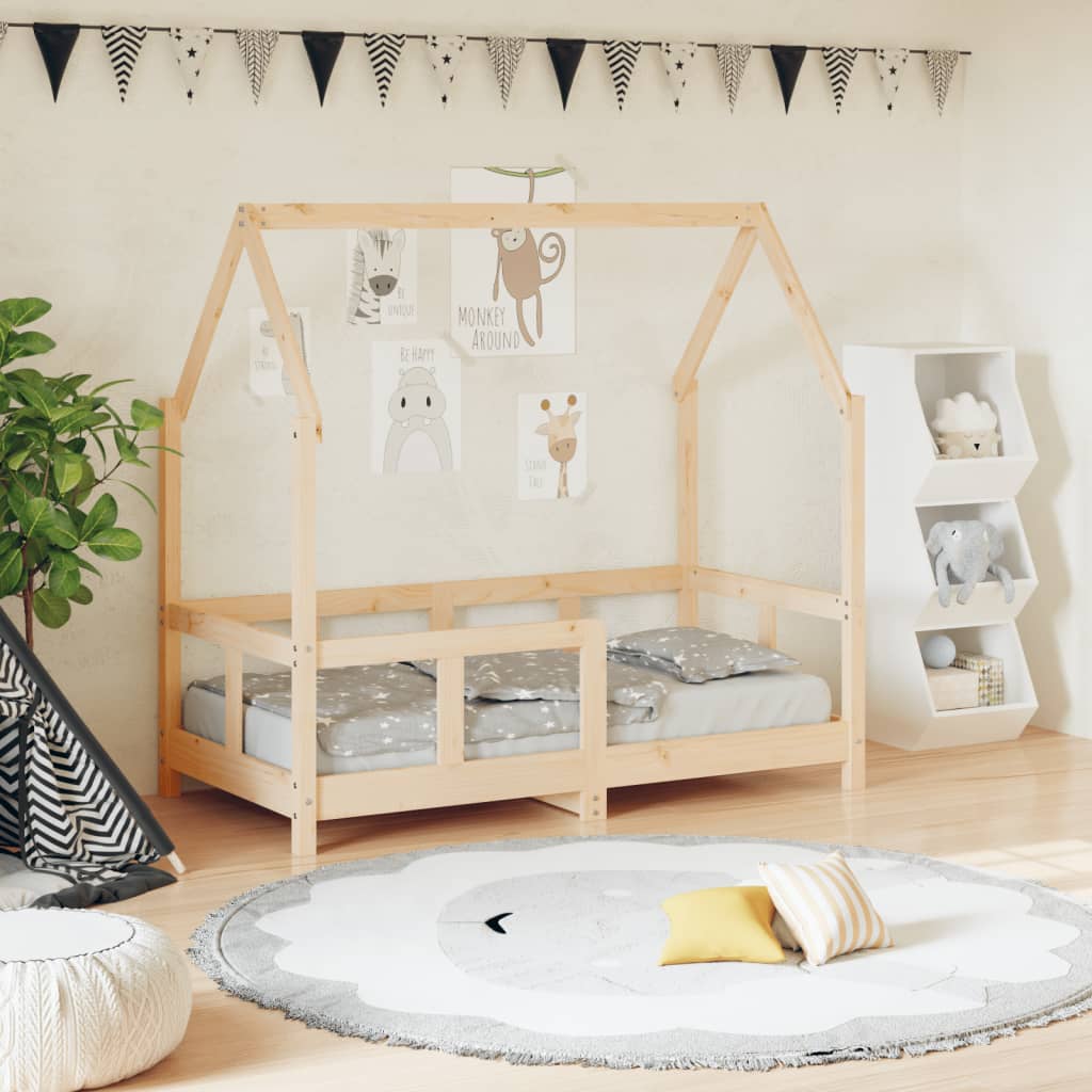 Kids Bed Frame 70x140 cm Solid Wood Pine - Tyrell & Tyrell