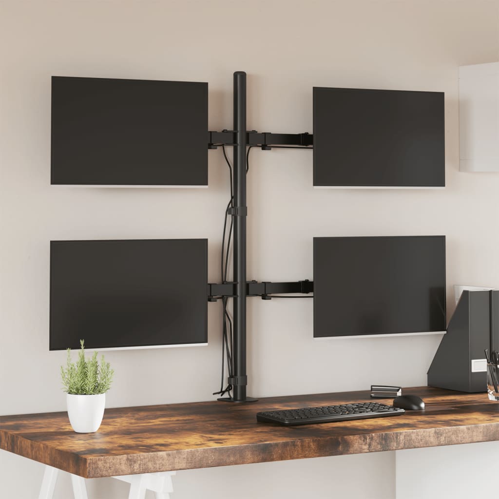 Monitor Mount Black Steel VESA 75/100 mm - Unbeatable Bargains