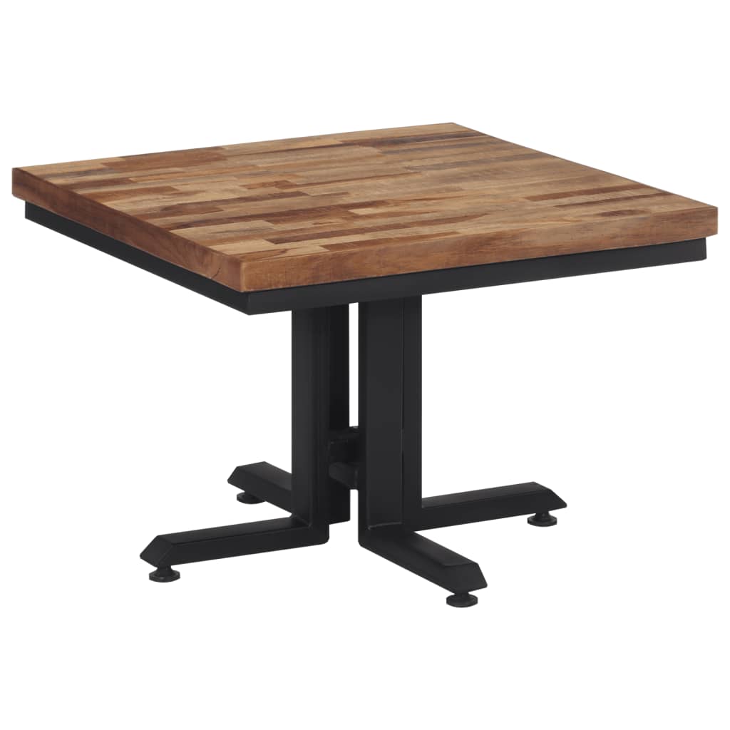 Coffee Table 55x55x40 cm Solid Reclaimed Teak - Brittle & Co