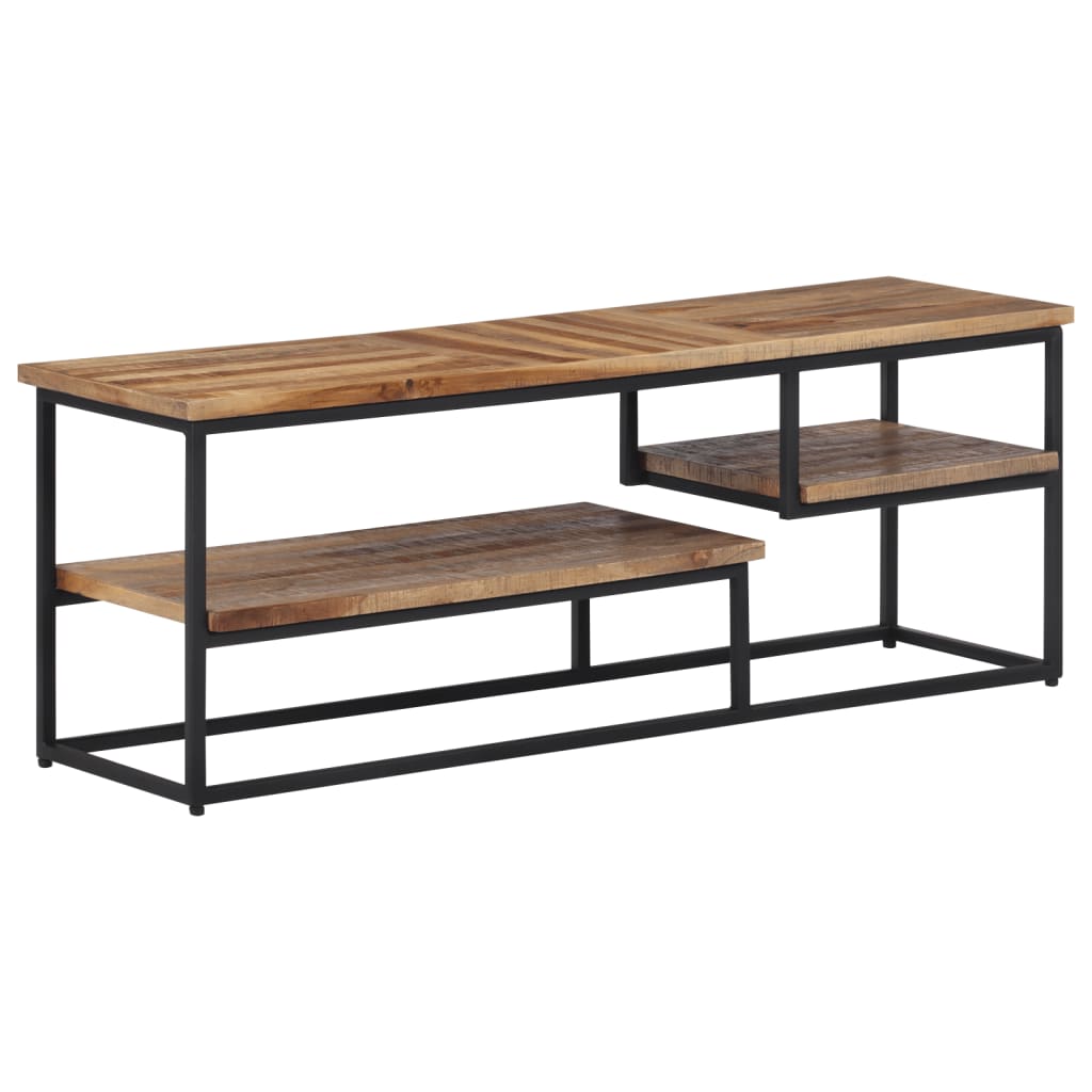 TV Cabinet 110x30x39 cm Solid Reclaimed Teak - Casper Homes