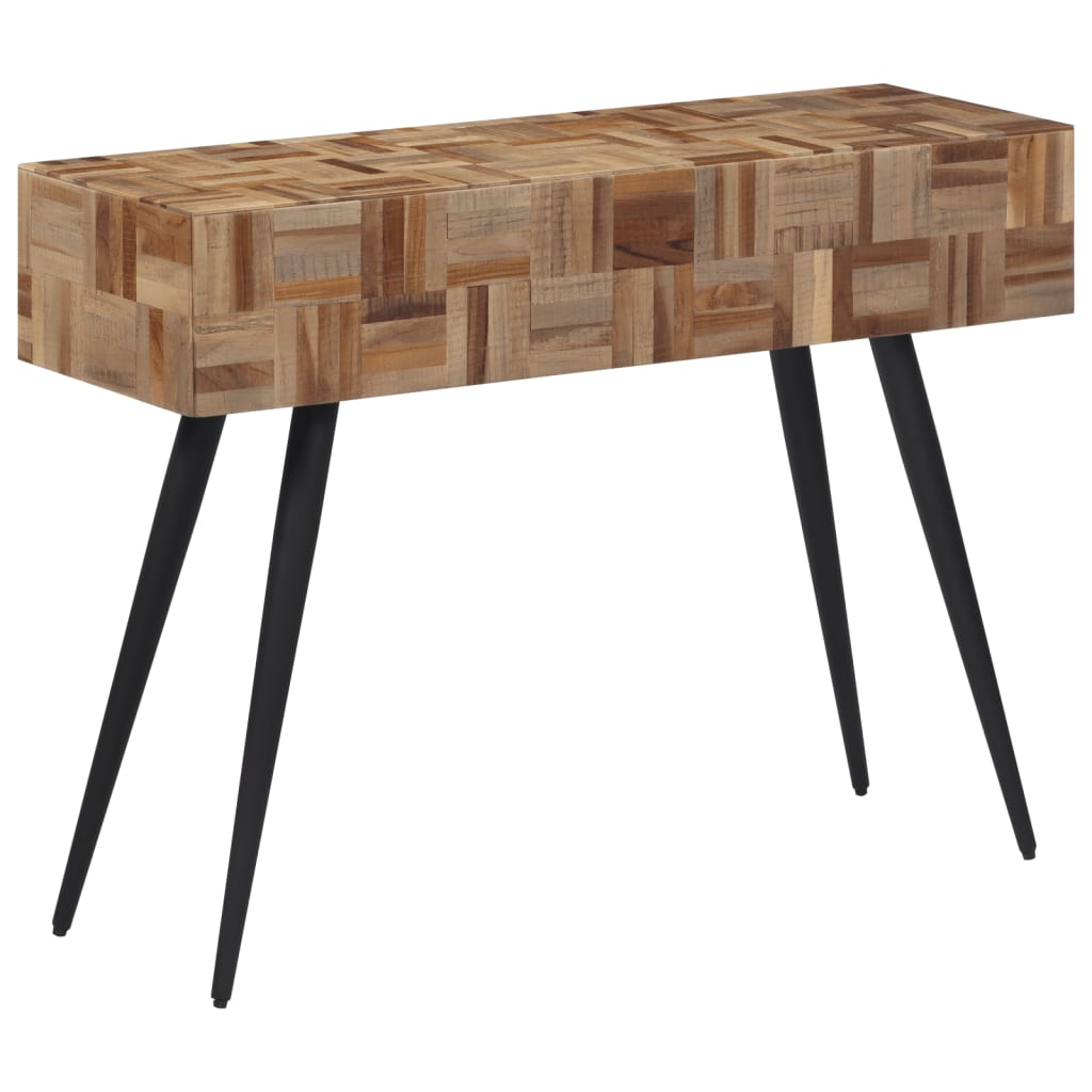 Console Table 110x34x80 cm Solid Reclaimed Teak - Merkel Designers