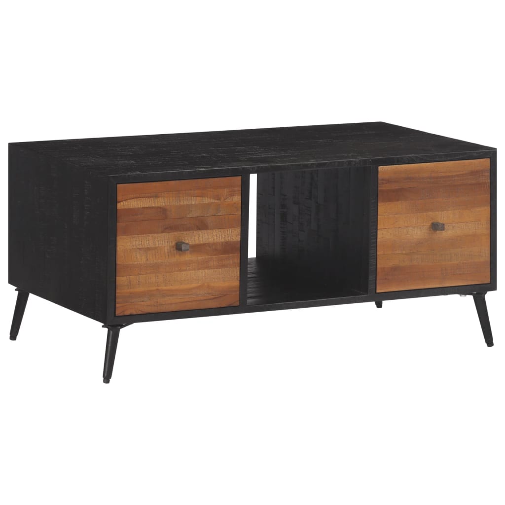 Coffee Table 90x50x41 cm Solid Reclaimed Teak - All Things Good
