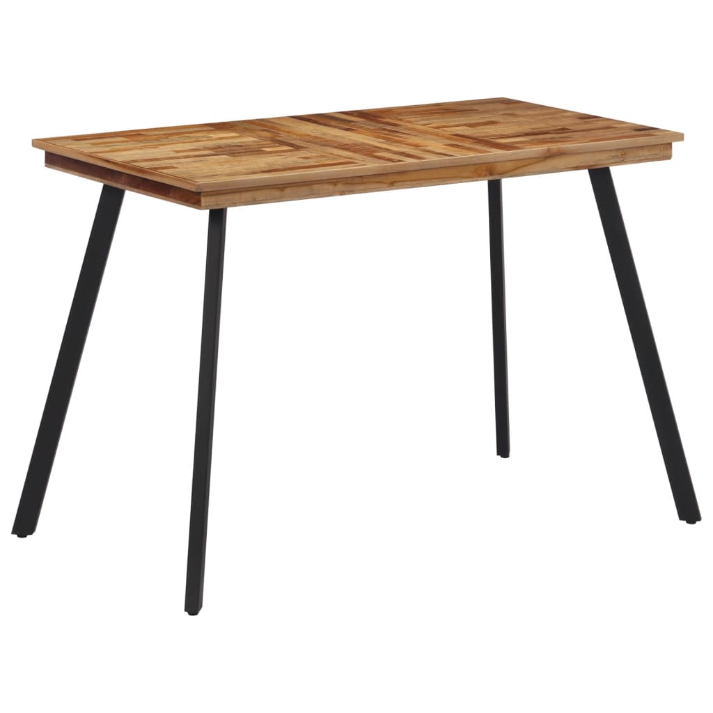 Dining Table 120x62x76 cm Solid Wood Teak - Casper Homes