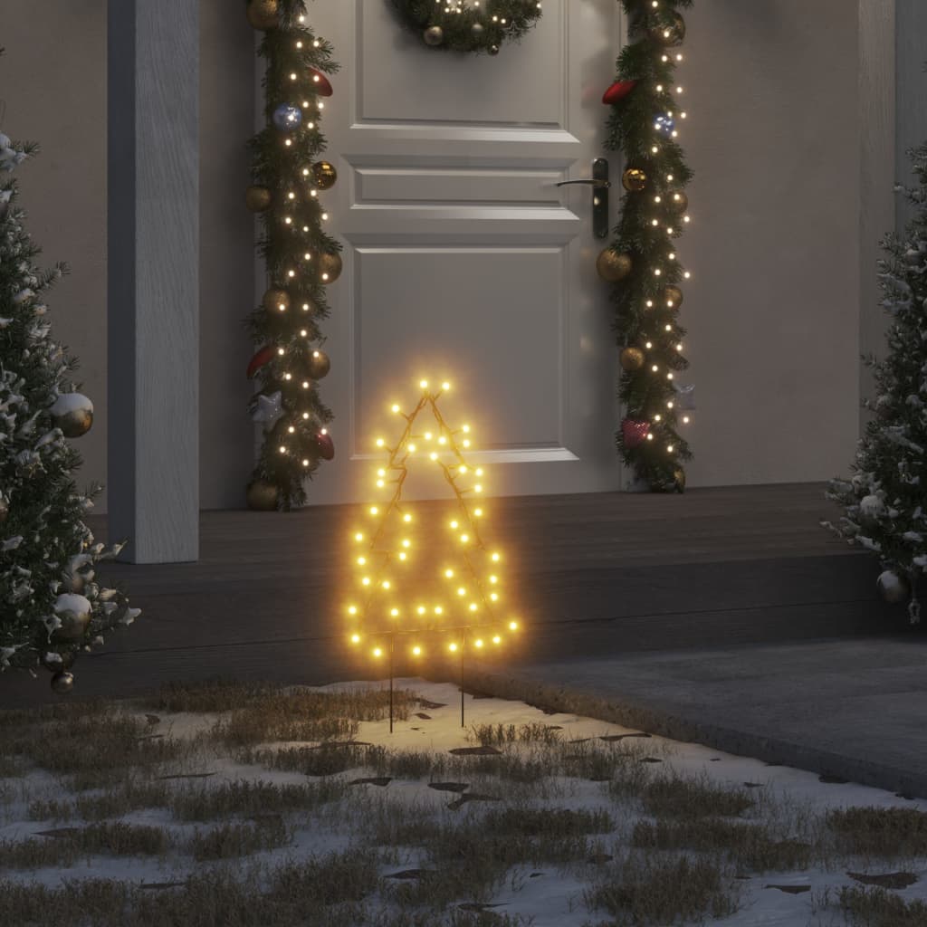 Faune Christmas Light Decorations Spikes 3 pcs Tree 50 LEDs 30cm - Direct Imports