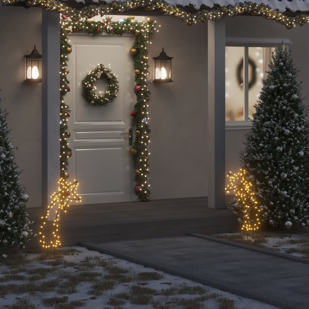 Faune Christmas Light Decoration Spikes Meteor 80 LEDs 62cm - Direct Imports