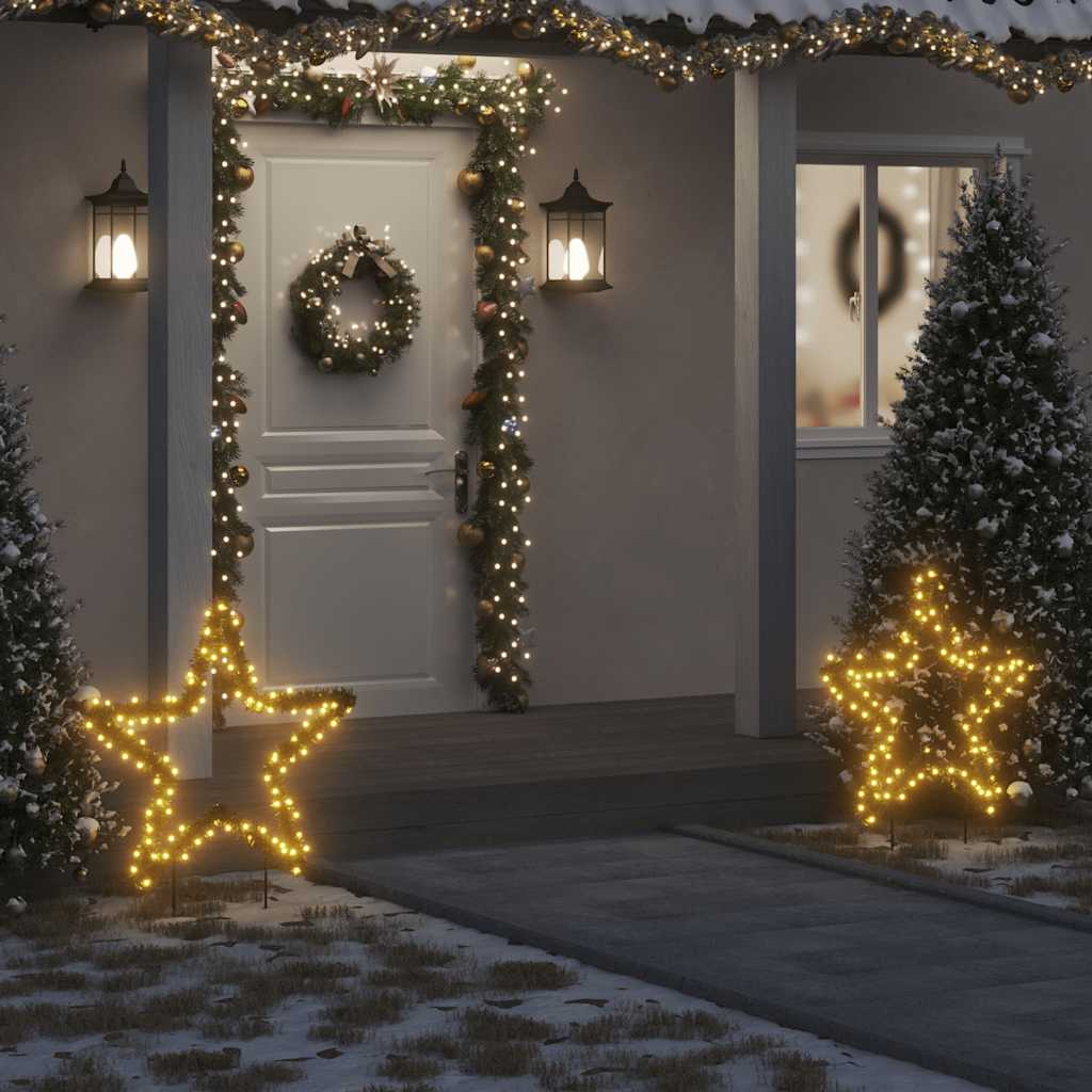 GLIMMERA Christmas Light Decoration with Spikes Star 115 LEDs 85 cm - Merkel Designers