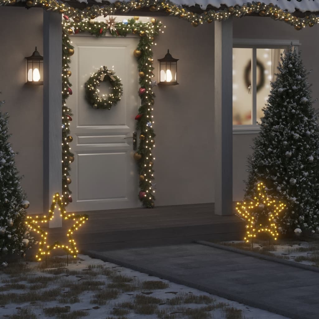 Faune 60cm Star Light Decoration Spikes 80 LEDs - Direct Imports