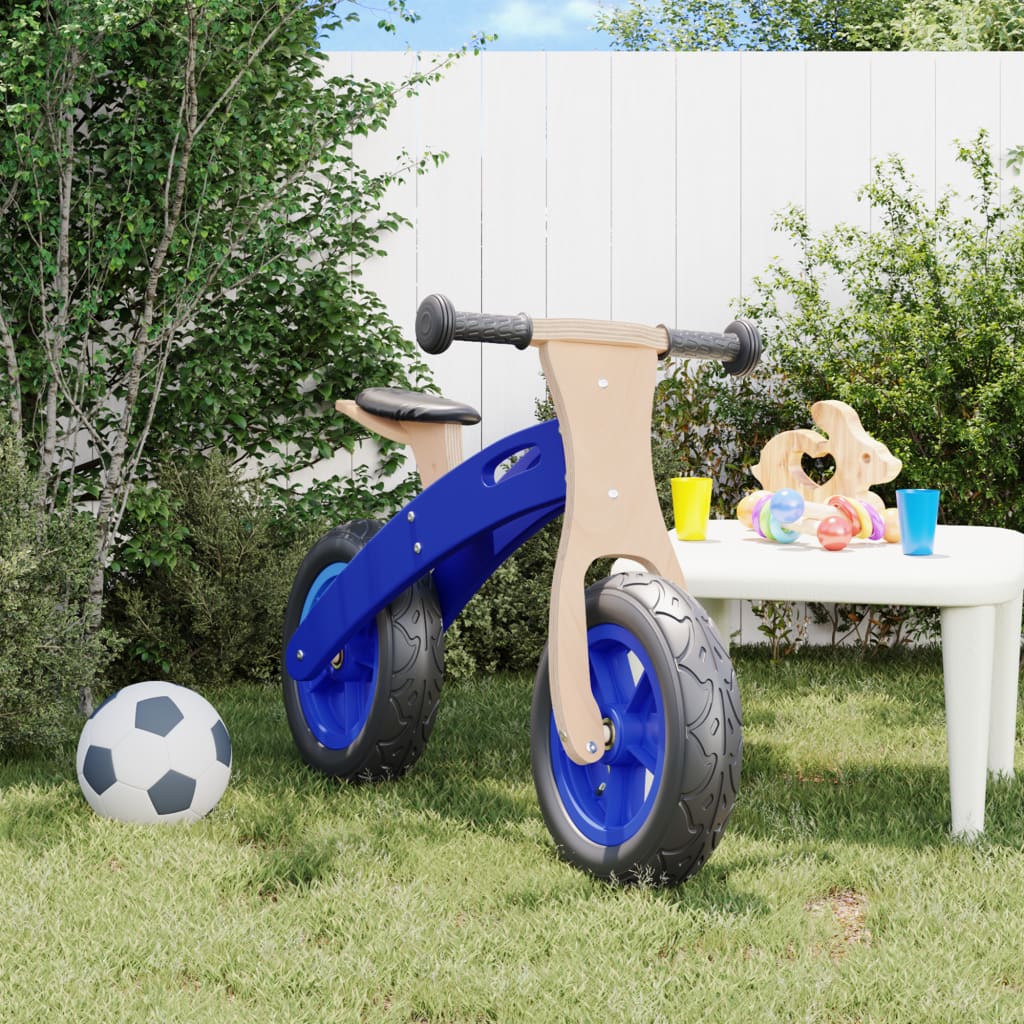 Balance Bike for Children with Air Tyres Blue - Millennium Furniture