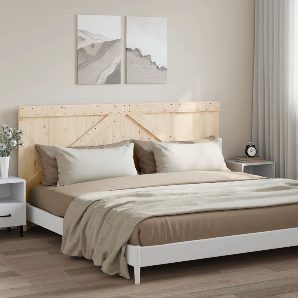 Headboard 200x104 cm Solid Wood Pine - Discount Dealers