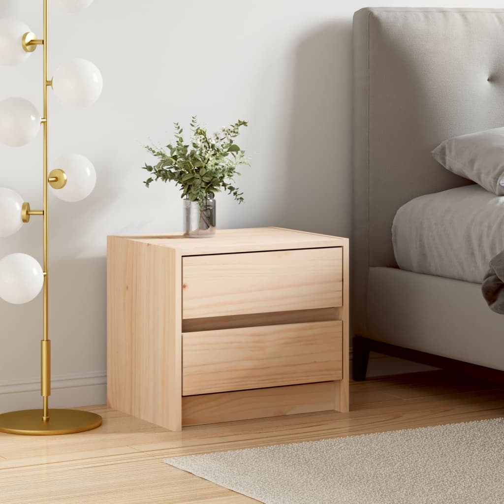 Bedside Table - SIDNEY Nightstand Natural 40cm - Tyrell & Tyrell