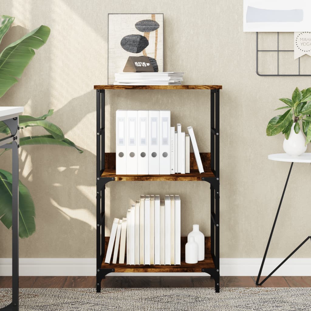 Bookshelf Smoked Oak 50x33x82 cm Engineered Wood - Millennium Furniture