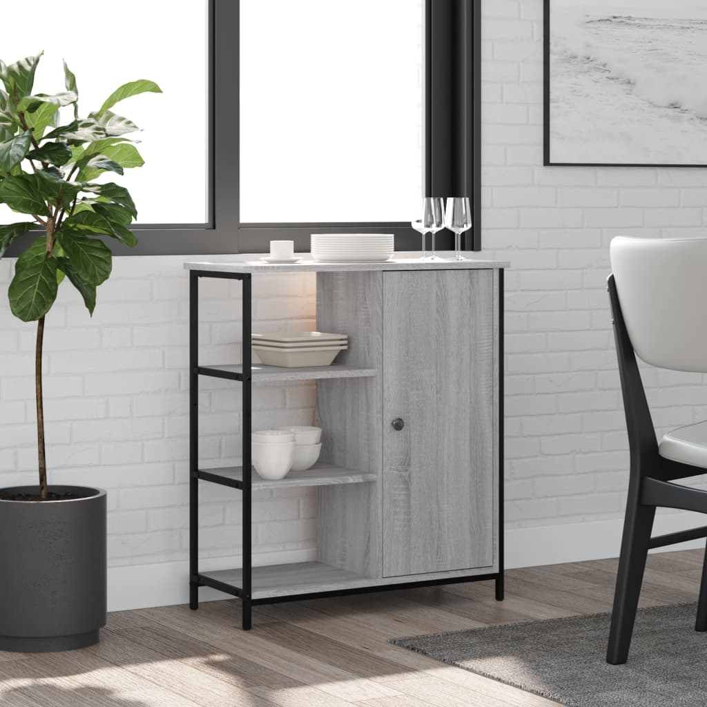 Sideboard Grey Sonoma 70x30x80 cm Engineered Wood - Brittle & Co