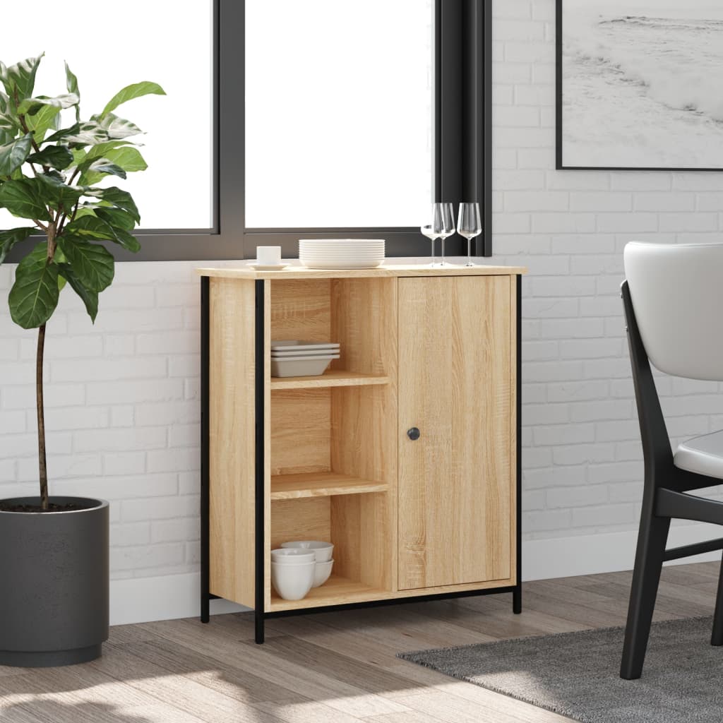 Sideboard Sonoma Oak 70x30x80 cm Engineered Wood - Millennium Furniture
