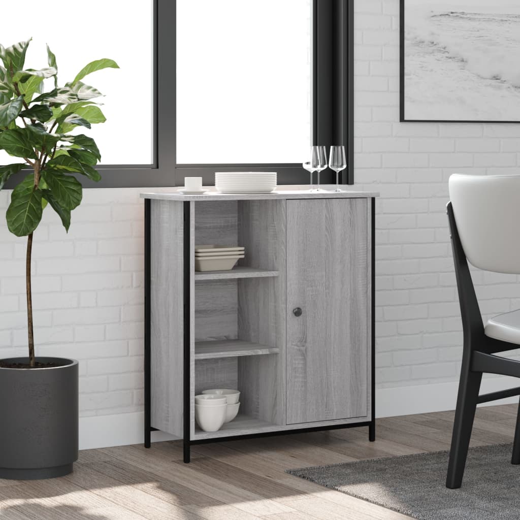 Sideboard Grey Sonoma 70x30x80 cm Engineered Wood - Discount Dealers