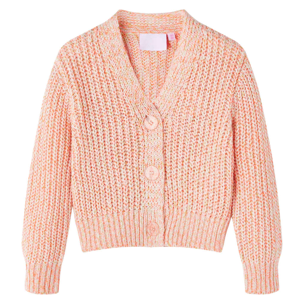 Kids' Cardigan Knitted Mixed Pink 104 - Sid & Sam