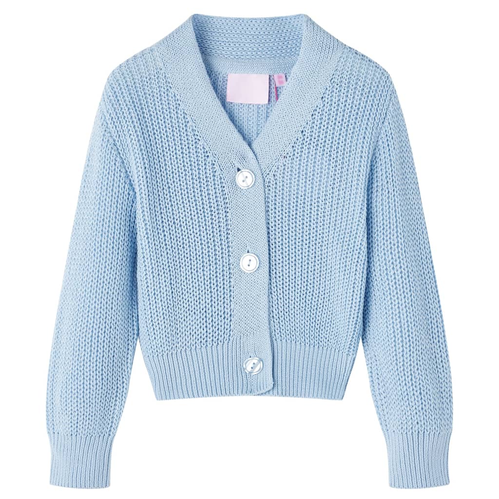 Kids' Cardigan Knitted Blue 92 - Merkel Designers