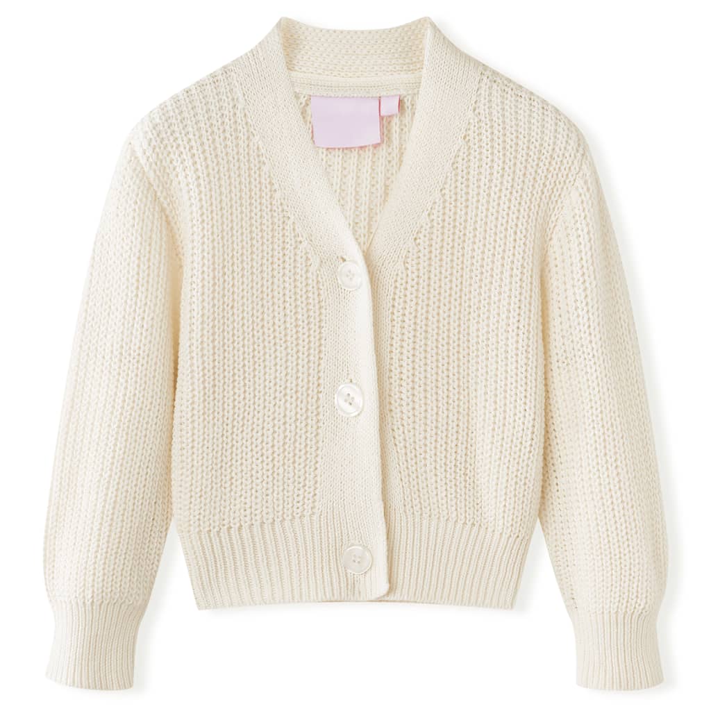 Kids' Cardigan Knitted Snow White 116 - Sid & Sam