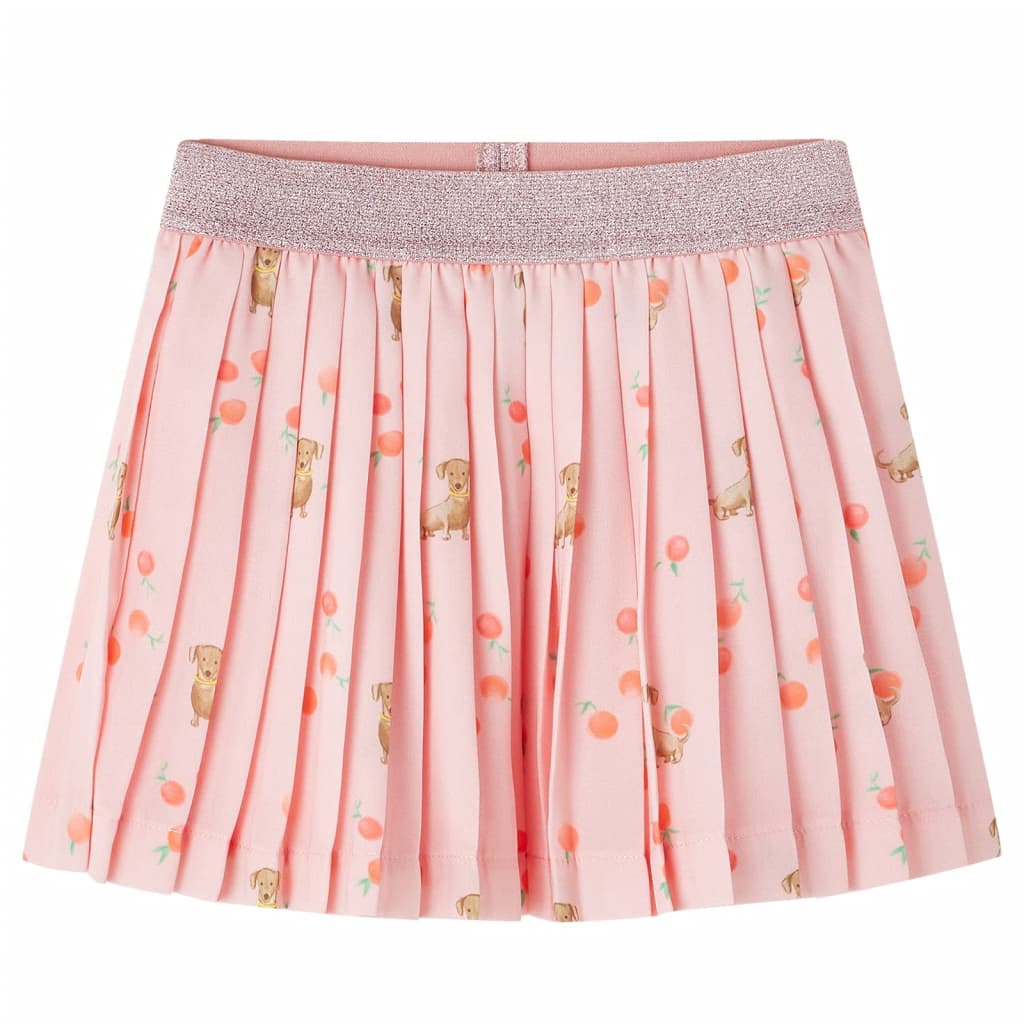 Kids' Pleated Skirt Light Orange 104 - Sid & Sam