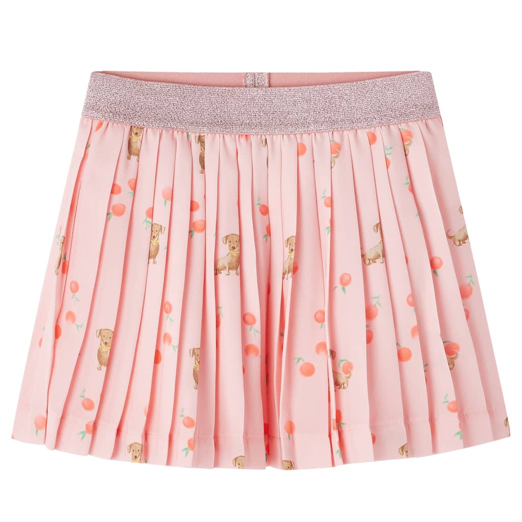 Kids' Pleated Skirt Light Orange 140 - Tyrell & Tyrell