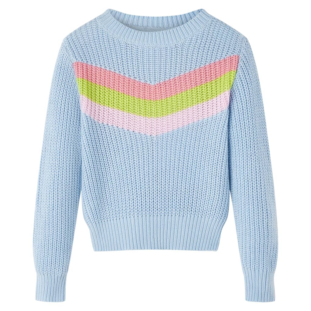 Kids' Sweater Knitted Blue 104 - Discount Dealers