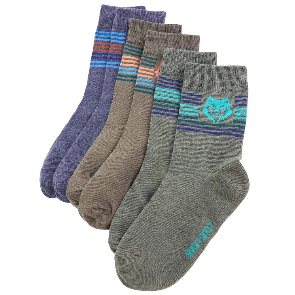 Kids' Socks 5 Pairs EU 30-34 - Merlin Deals