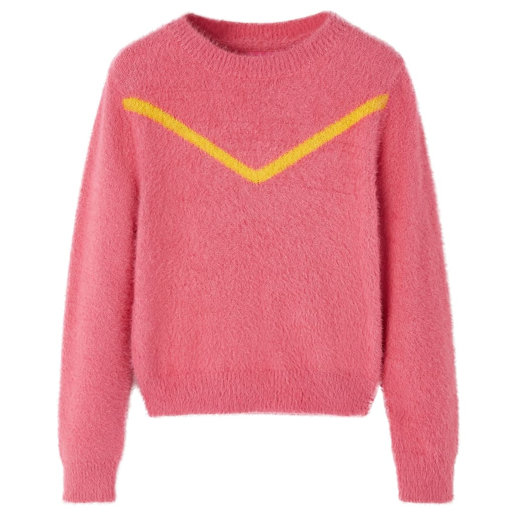 Kids' Sweater Knitted Old Pink 140 - All Things Good